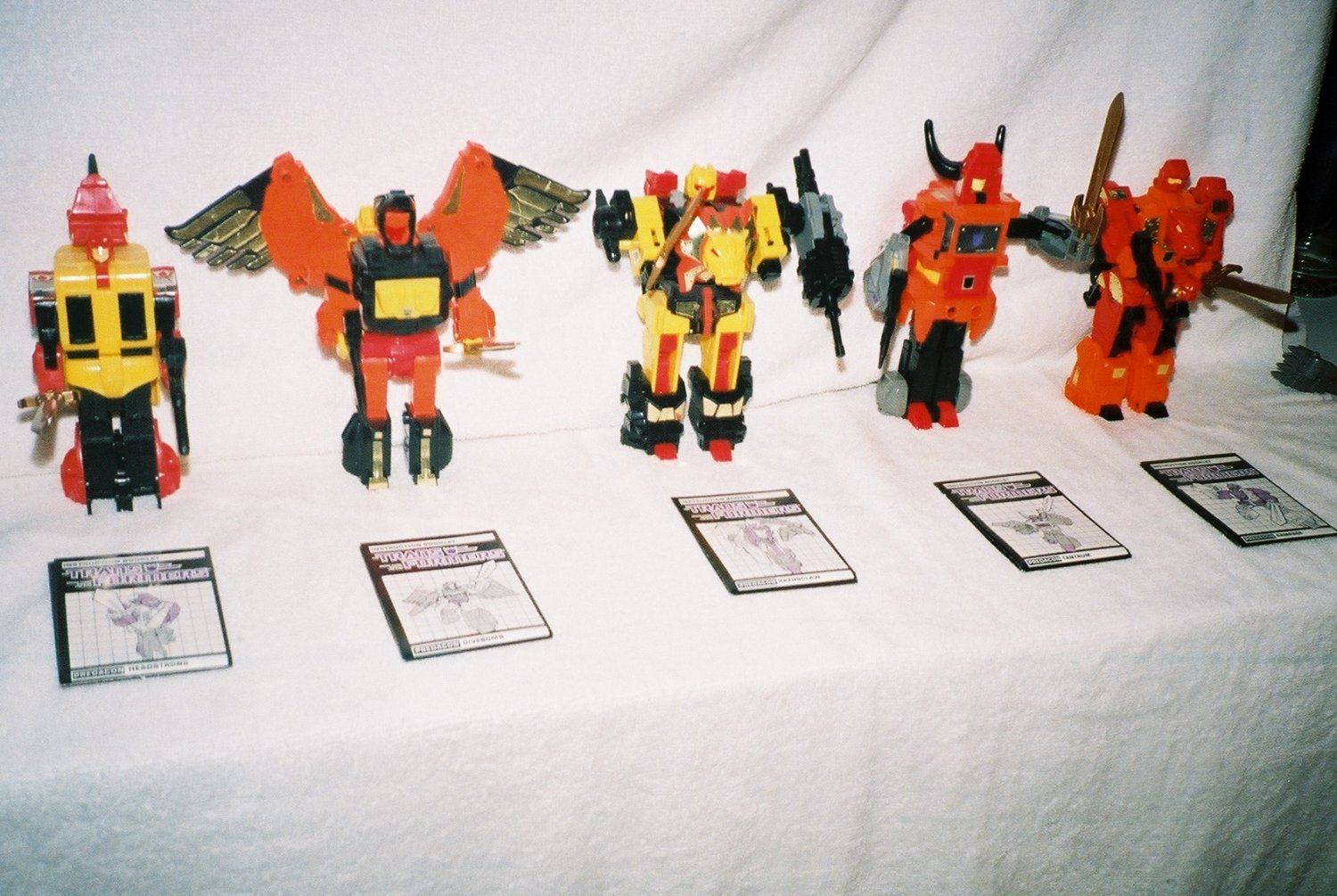 1986 G1 Predaking Transformers Set Original Vintage Hasbro Predacons ...