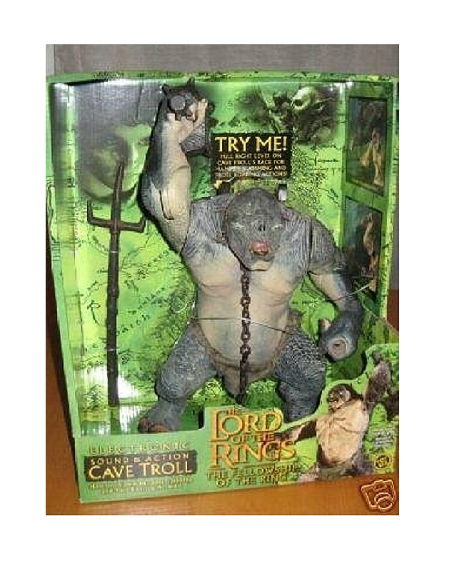 Weta Lord of the Rings Cave Troll Sound & Action 2001 Toybiz #81095 LOTR Fellowship Gentle Giant