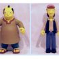 Cooder & Sinclair The Simpsons World of Springfield Interactive Figures Set 2002 Playmates #42054