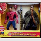 Doc Ock & Spider-Man 12" 1/6 Scale Figure Set 2004 Marvel Toy Biz Super Poseable Collector Set 43887