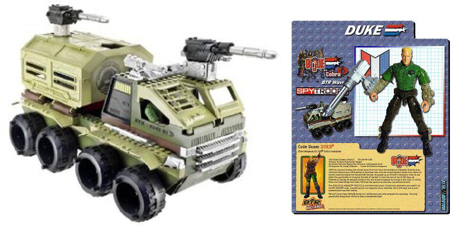 Hasbro BTR GI Joe Armadillo Assault Transport Tank w/ Duke ...