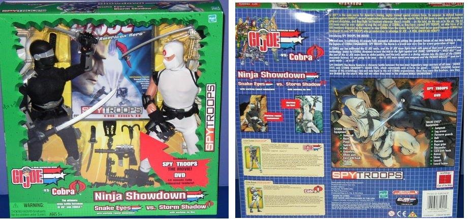 Snake Eyes/Storm Shadow 12" Ninja Showdown 1/6 Scale Set Hasbro GI Joe Cobra SpyTroops Set #81942
