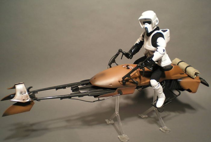 star wars toy speeder bike