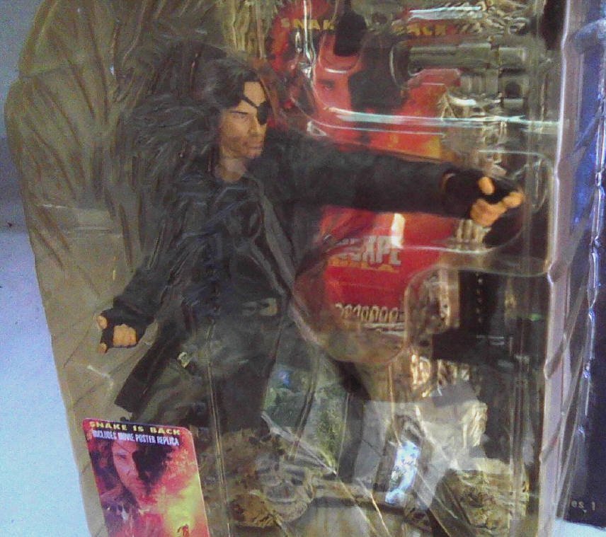 Figurine Escape From L.A. - Snake Plissken Par McFarlane Toys (Movie Maniacs 3, 2002) Neuve Sous Blister