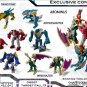 Hasbro TF: Prime Beast+Hunter Abominus 2014 Transformers Cyberverse Legion Legends Class