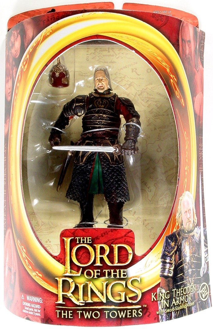 2002 King Theoden (Armor) Toybiz 6-In LOTR Two Towers Lord of the Rings Weta Gentle Giant