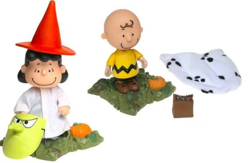 Peanuts Memory Lane Great Pumpkin Lot (2) Lucy & Charlie Brown Figures Set Halloween Schulz pmi ufs