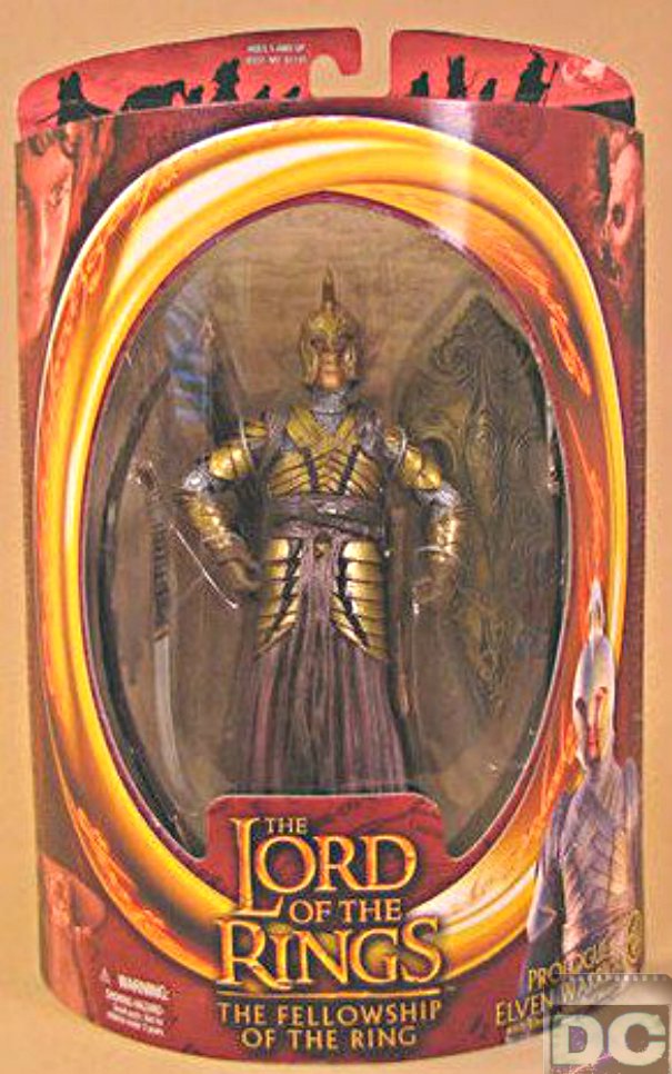 2002 LOTR Prologue Elven Warrior Archer 81148 Toybiz Lord Rings 6" Figure Fellowship Gentle Giant