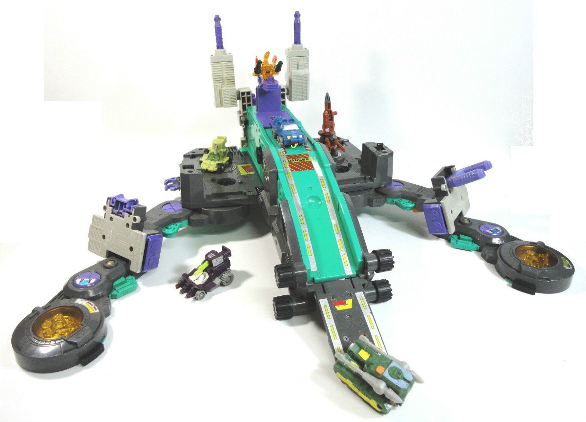 1986 G1 Decepticon City Trypticon Base Hasbro Transformers 5803 ...