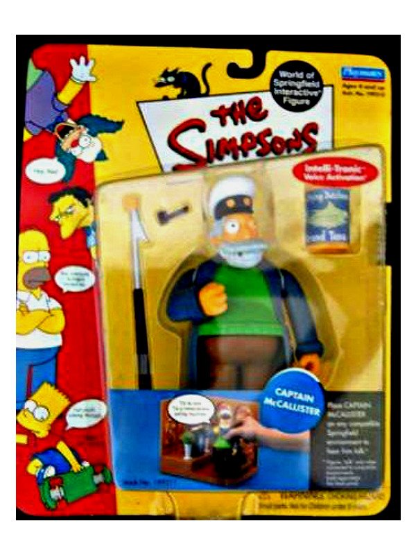 The Simpsons Sea Captain McCallister Series 5 Interactive â�¢ Playmates 2001 WoS 99211