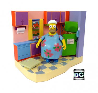 The Simpsons King-Size Homer Fat Muumuu Figure & Kitchen