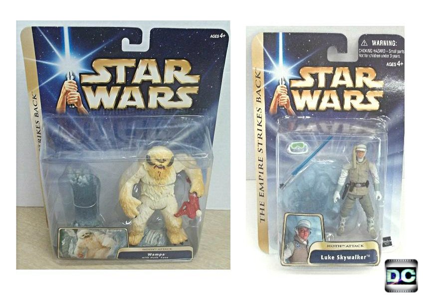 Hoth Wampa & Luke StarWars Esb Saga 2004 Hasbro Star Wars 3.75 Set 84712