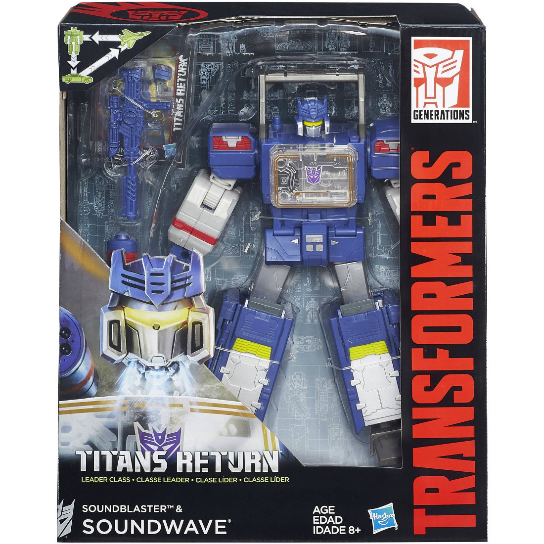 TF: Titans Return Soundwave (Blaster) Transformers Generations MP Leader Class Hasbro Soundblaster