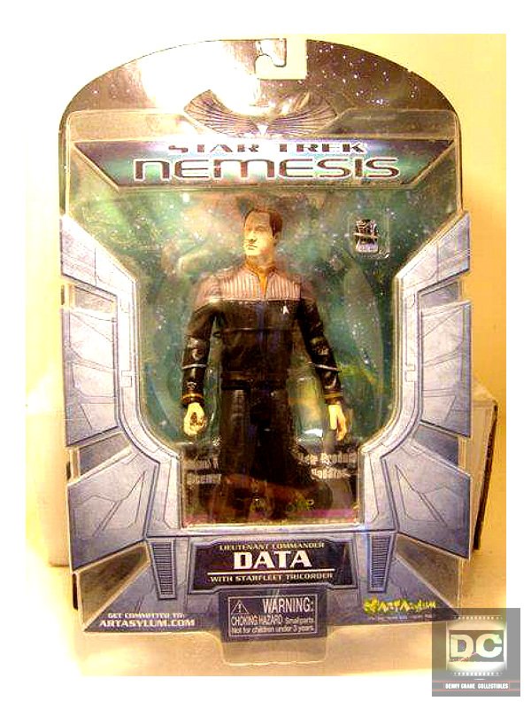 Star Trek TNG Data 2002 Art Asylum Figure #85602 (Nemesis/First Contact Uniform) Diamond Select