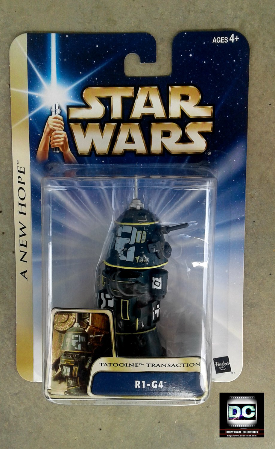 Hasbro Star+Wars R1-G4 Droid 2004 Saga Series 3.75 ANH (Tatooine Transaction) 84721