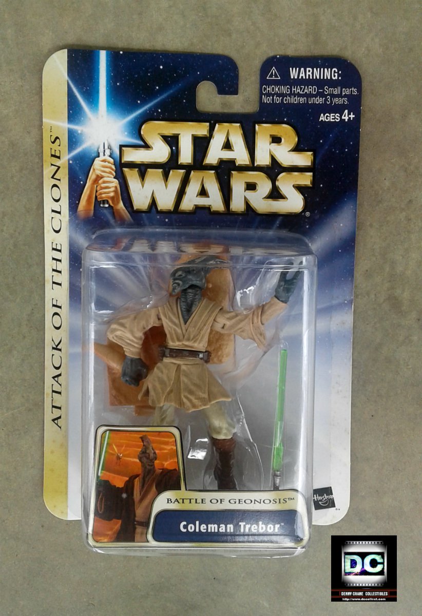 StarWars Jedi Coleman Trebor (Geonosis Arena) Hasbro Star Wars 2003 Saga Collection '03 #24 MOC