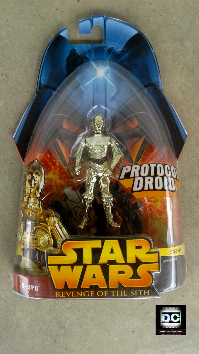 StarWars RotS 18 C-3PO Droid 3.75 Hasbro 2005 Star Wars Revenge of the Sith 85291 (Anthony Daniels)