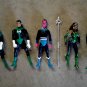 6pc Green Lantern Corps DC Direct Lot Power Battery, Fatality, Hal Jordan, Sinestro, Tomar-Re