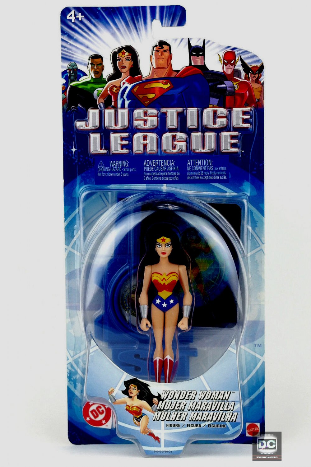 Wonder Woman 2003 Mattel JLU Justice League Unlimited 4.5 Series 1 DC Animated Action Figure B4423