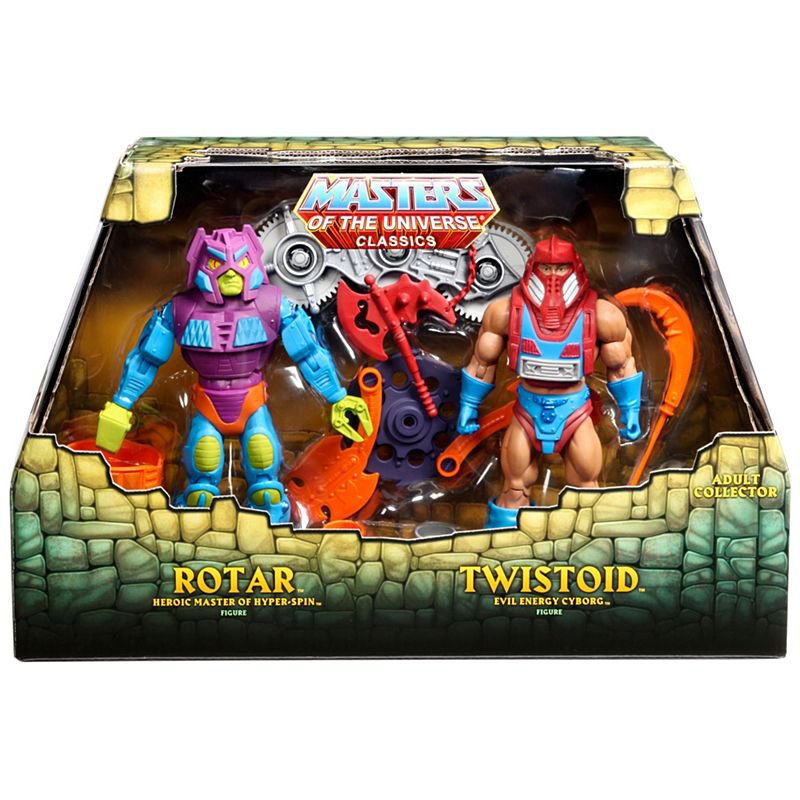 Rotar & Twistoid Masters Universe MotUC 2015 SDCC Mattel He-Man MOTU Classics