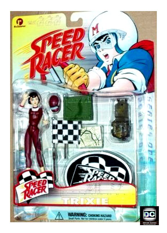 Speed Racer Series One Trixie Figure 1999 ReSaurus Toys [Mach 5 Crew]