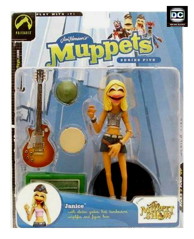 Muppet Show Janice (Electric Mayhem Guitar) Palisades 2003 Silver Shirt / Jim Henson Muppets Series5