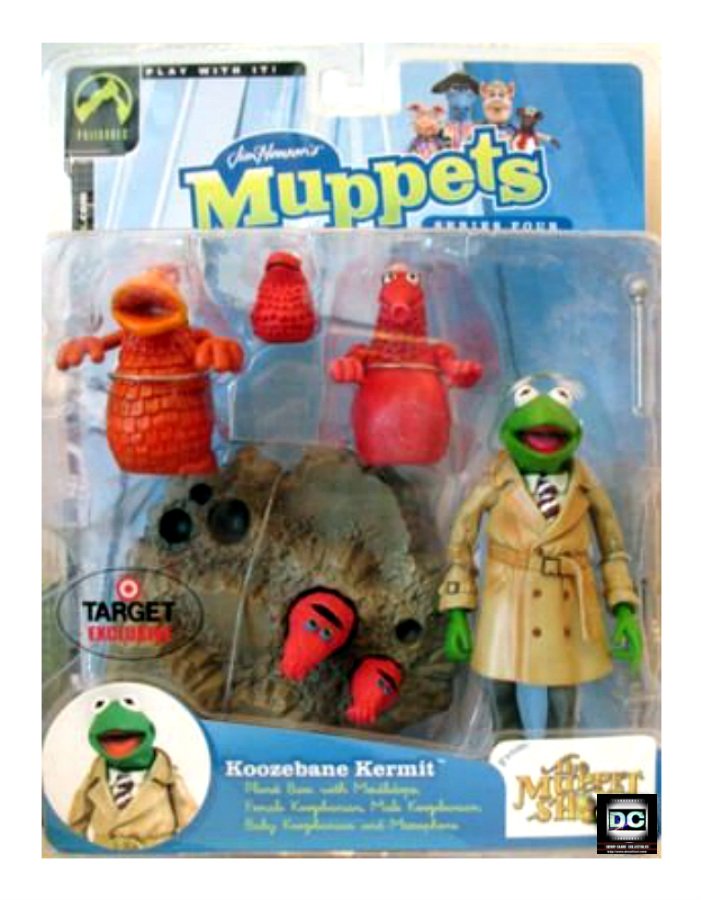 Muppets Koozebane Kermit Reporter Palisades Action Figure Series 4 Target Ex Muppet Show 2003 Disney