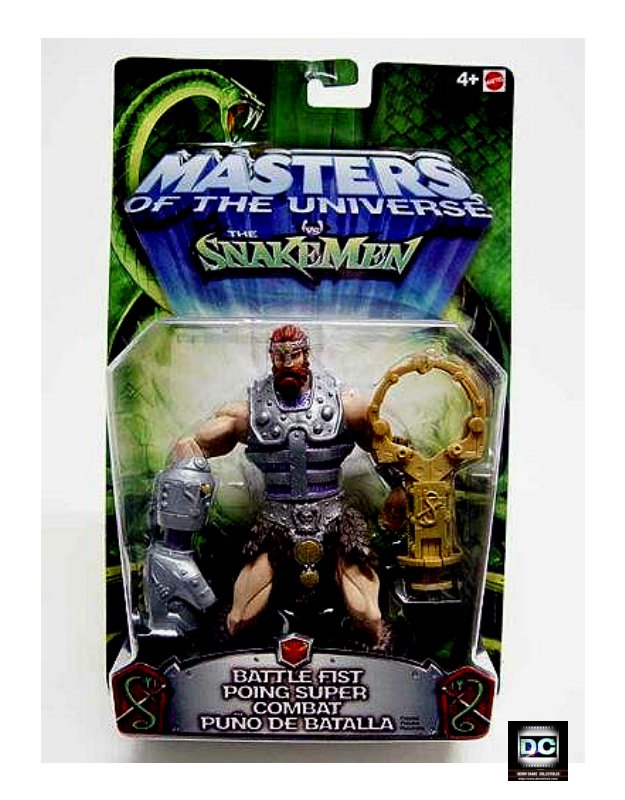 B4078 Mattel 2003 Fisto Battle Fist 200x MOTU Masters-Universe Vs Snakemen