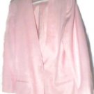 Skirt Suit 2-pc Sz-16 Ladies Pink + Blazer: Plus Size 14 Business Clothing