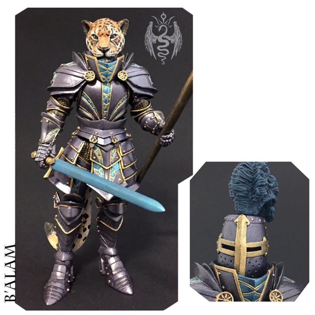 Mythic Legions B'alam Jaguar Knight Balam 2018 Four Horsemen 6" 1/12 ...