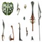 Mythic Legion Dark Forces Weapons Pack Lot 4 Horsemen 1/12 Fantasy Accessory Set (motu d&d lotr)