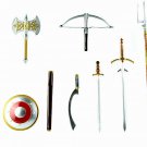 Knight Weapons Pack Mythic Legions: AoD FourHorsemen 1/12 Scale 6" Fantasy (motu d&d lotr)