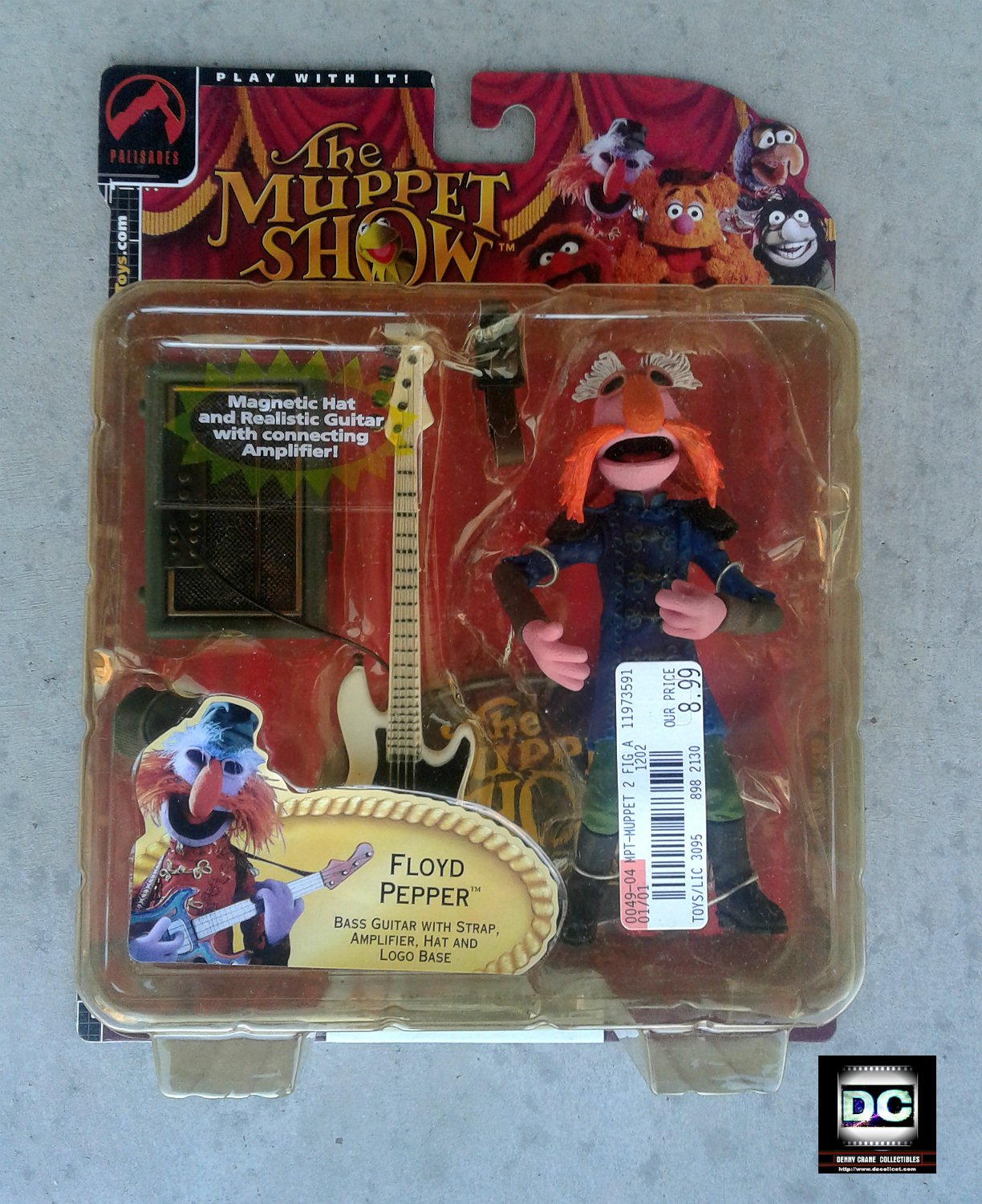 Floyd Pepper 2002 Palisades Muppet Show 25 Years Series 2 (Blue Shirt) Jim Henson Muppets Figure