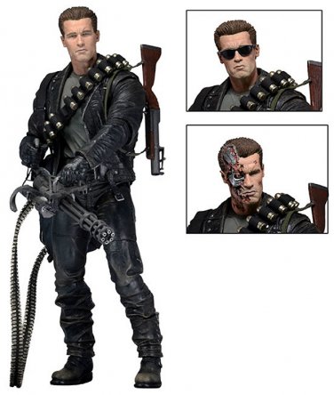 Terminator T2 Neca T800 7 Reel+Toys 2015 Action Figure 51907 Judgment Day  Arnold Schwarzenegger