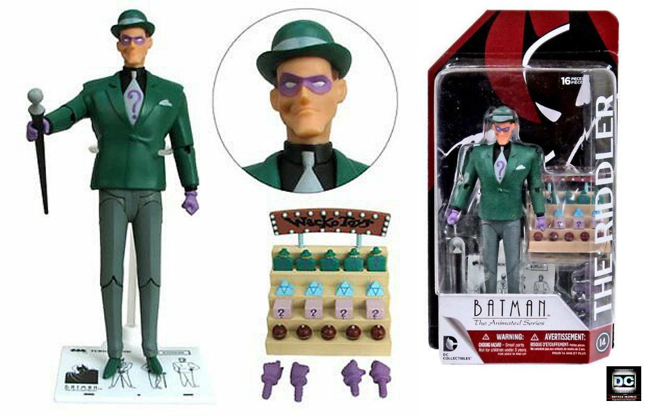 2015 B:TAS Riddler #14 DC Direct 6-In Collectible Figure from Batman: The Animated Series