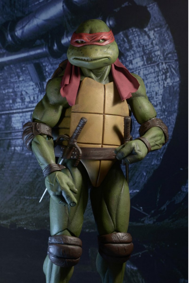 2017 Neca TMNT 1/4 Raphael 1990 Ninja+Turtles Movie Premium Format ...