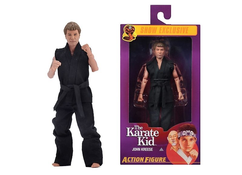 2019 SDCC NECA Retro John Kreese Figure The Karate Kid 8 Inch Cobrakai for sale online 