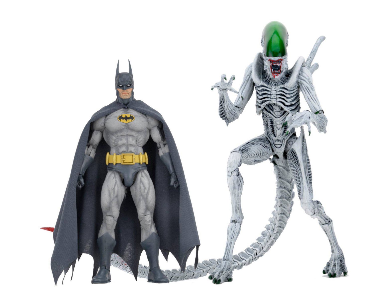 Batman vs Alien Set Neca NYCC 2019 Joker Xenomorph Dark+Horse x DC 7" (Green Lantern vs Predator)