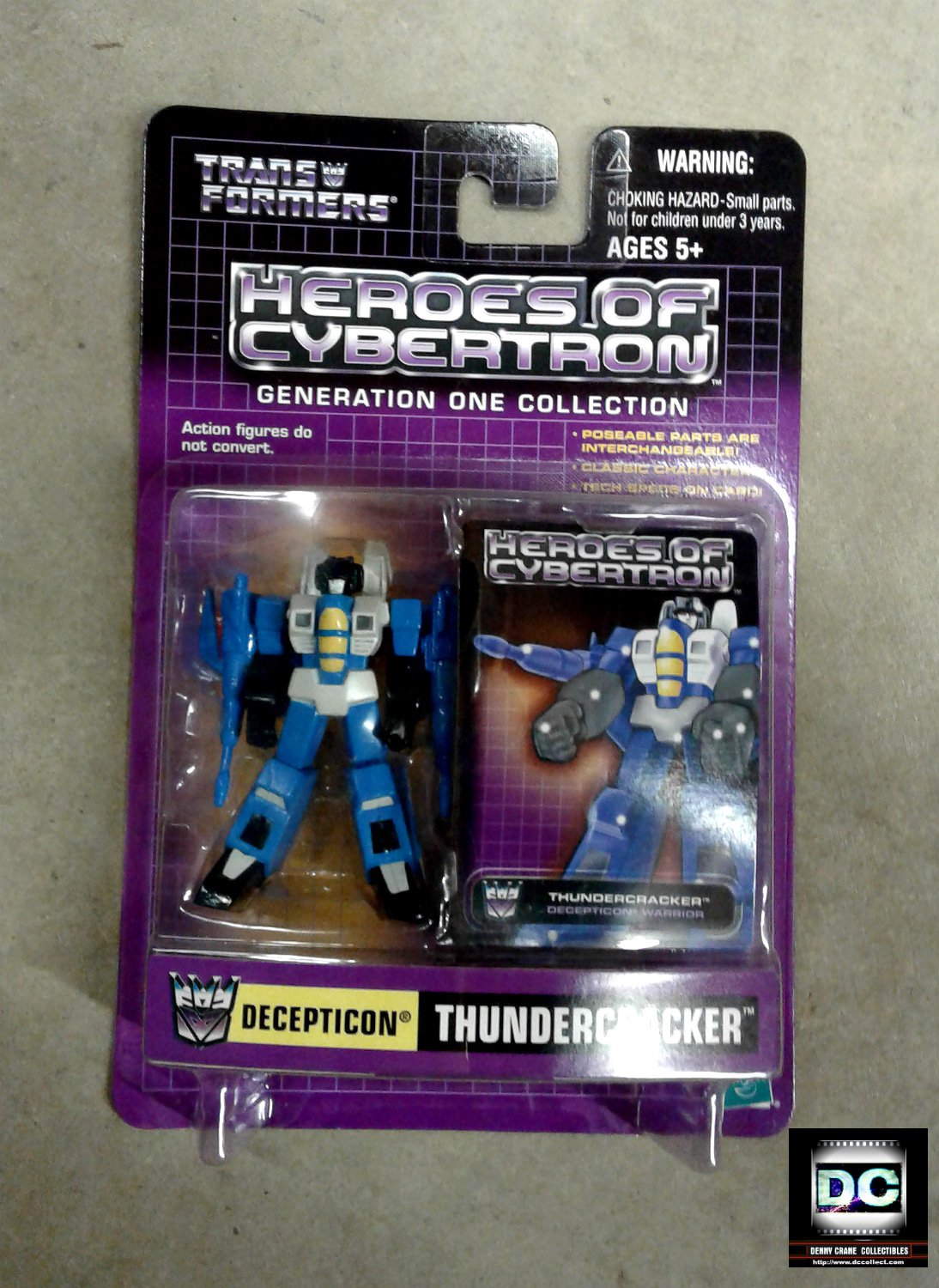 Transformers scf G1 Thundercracker pvc Heroes of Cybertron Hasbro Classic Mini Figure #27194