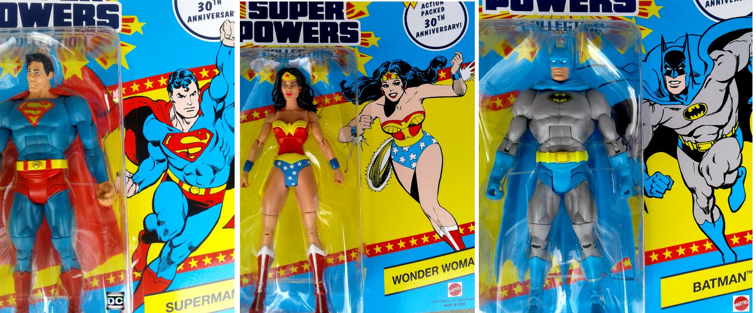 Mattel Dc Universe Classics 30th Super Powers 2014 Batman Superman And Wonder Woman 