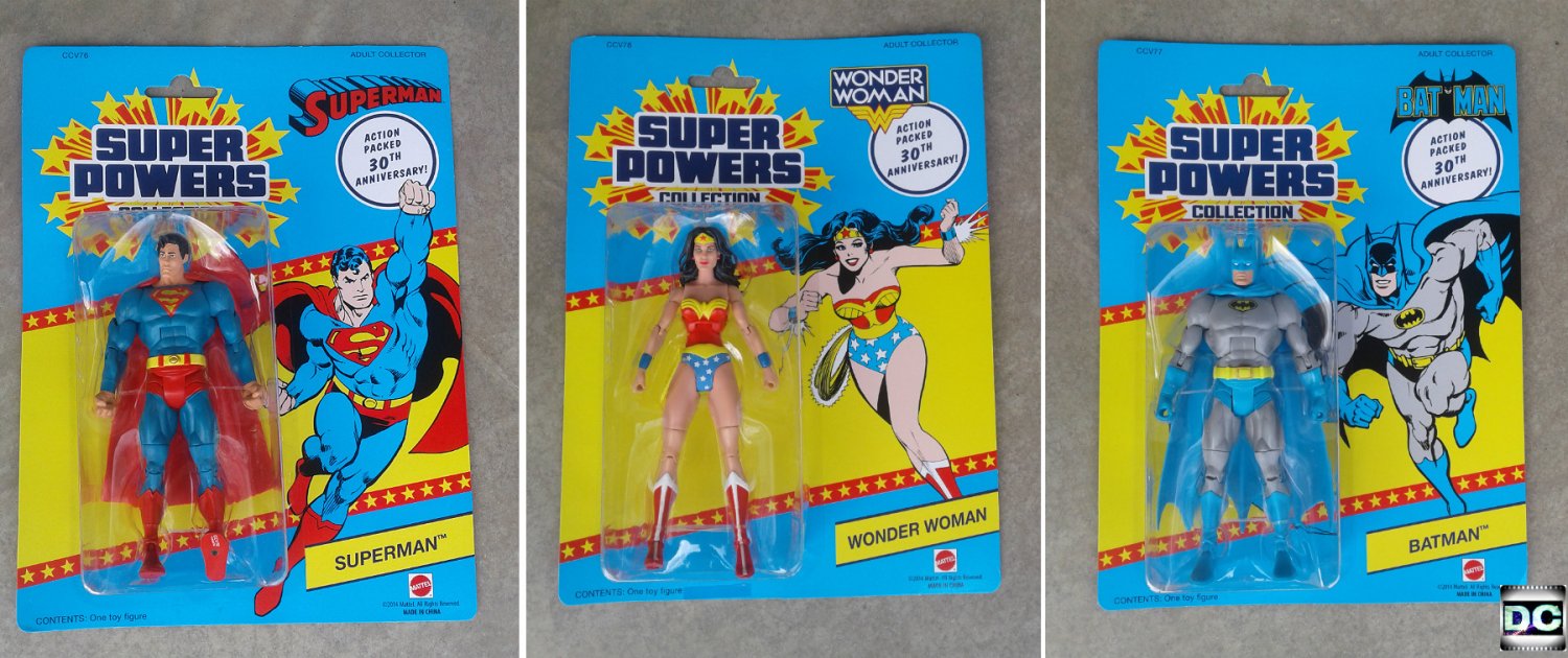 Mattel Dcuc Th Super Powers Lot Batman Superman Wonder Woman DC Classics Anniversary