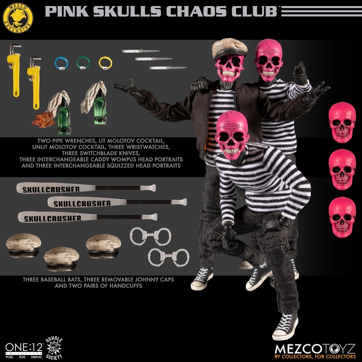 pink skulls chaos club for sale