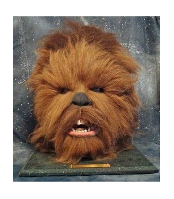 StarWars Life-Size Chewbacca Bust 1:1 Statue (Sideshow) Prop Mask Display. Signed, Lucas, Mayhew