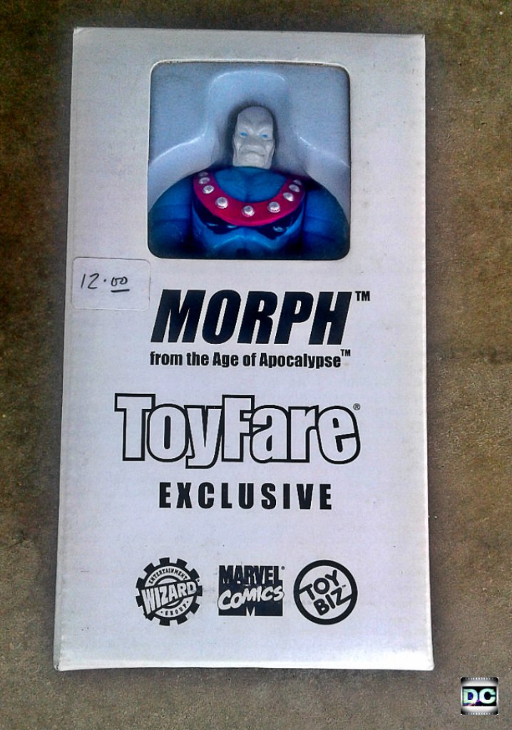 Marvel X-Men Morph Wizard Toyfare 90s Toy Biz Mail-In Exclusive, Sealed AFA Uncirculated