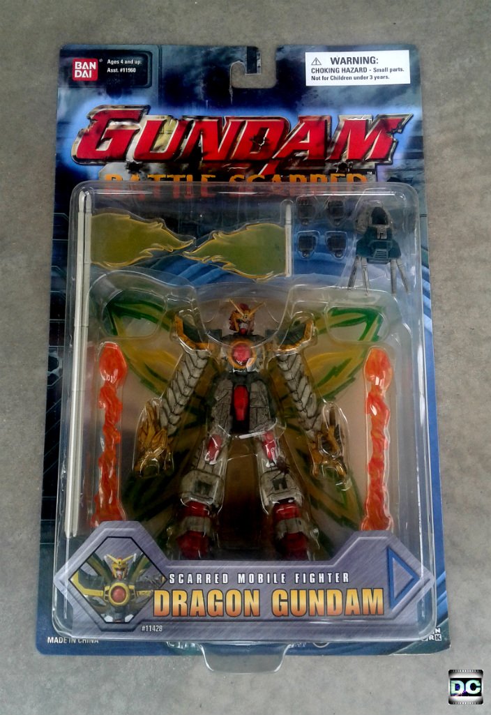 Bandai Mobile Fighter G Dragon Gundam Msia Scarred Mobile Suit Action ...