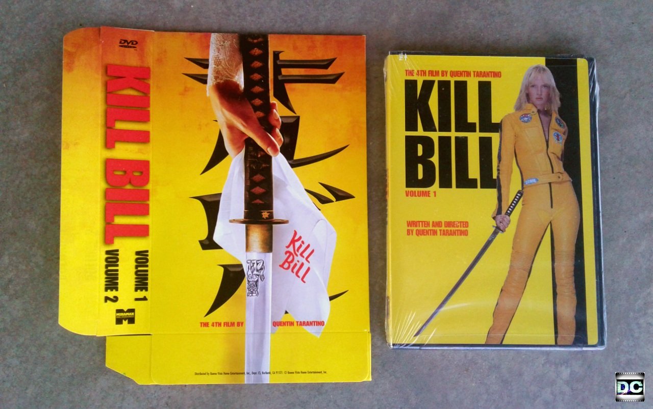 Kill Bill Vol 1 & 2 DVD Boxset Promo Slip Case Jacket Best+Buy Tarantino Volume 1 Black Mamba
