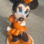 Disney Minnie+Mouse Chalkware Figurine Coin Bank Vtg 50s Mexico Carnival Prize Ceramic 12" Statue