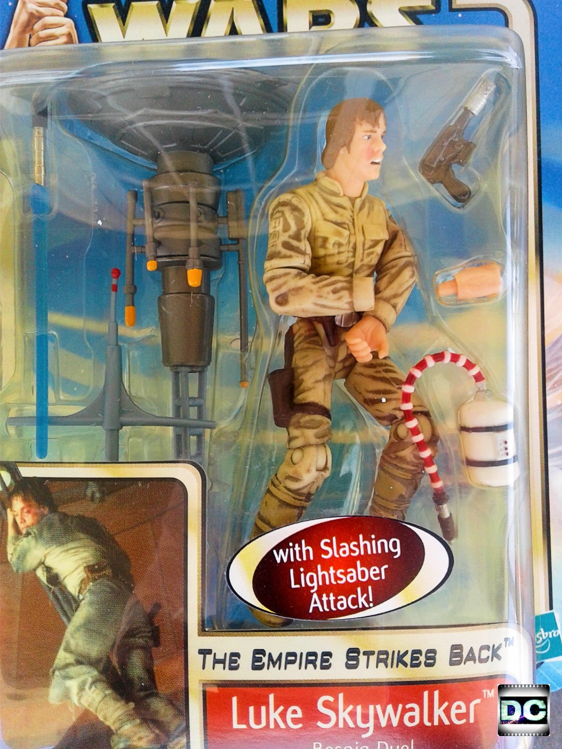 StarWars (Error) Luke Skywalker Bespin 2002 Star Wars Saga ESB 3.75 Hasbro Action Figure #84545