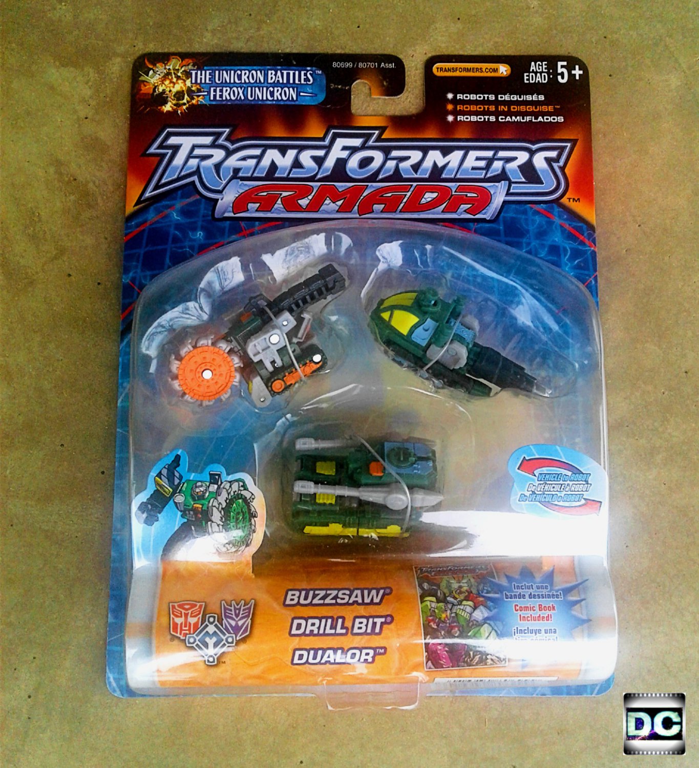 2003 Armada Minicon Road Wrecker Team Transformers Unicron Battles Hasbro 80699