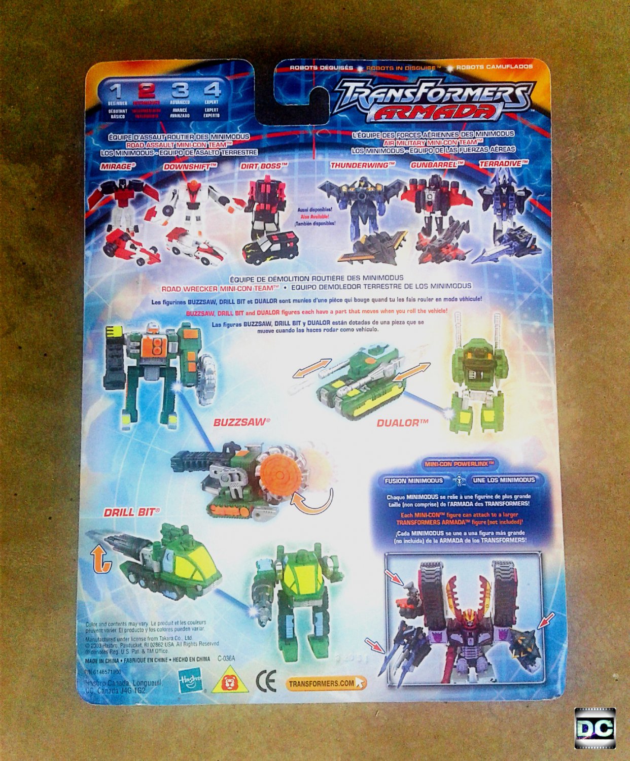 2003 Armada Minicon Road Wrecker Team Transformers Unicron Battles